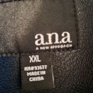 Ana woman's pleather moto jacket